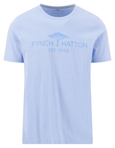 Fynch-Hatton Large Tone-on-Tone Front Logo T-Shirt New Breeze