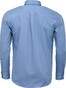 Fynch-Hatton Light Cotele Button Down Overhemd Blauw