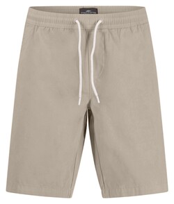 Fynch-Hatton Light Garmentdye Drawstring Pull-On Bermuda Beige