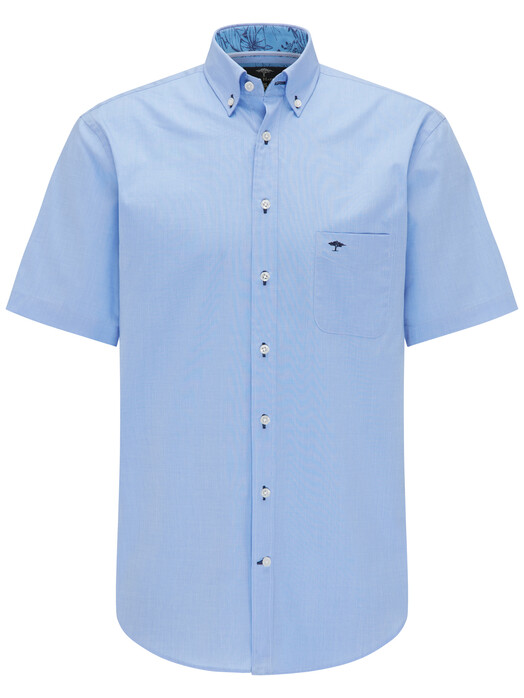 Fynch-Hatton Light Summer Shirt Mid Blue