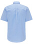 Fynch-Hatton Light Summer Shirt Overhemd Midden Blauw