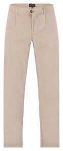 Fynch-Hatton Lightweight Pleated Chino Broek Stone