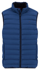 Fynch-Hatton Lightweight Solid Color Body-Warmer Harbor Blue