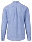 Fynch-Hatton Linen Allover Check Button Down Shirt Crystal Blue