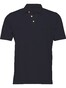 Fynch-Hatton Linen Blend Uni Poloshirt Navy