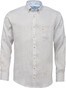Fynch-Hatton Linen Fine Pattern Button Down Shirt Sunlight-Soda