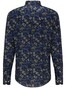 Fynch-Hatton Linen Flowers Shirt Navy