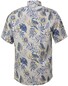 Fynch-Hatton Linen Jungle Flowers Shirt Beige-Blue
