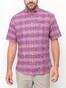 Fynch-Hatton Linen Madras Check Shirt Pink