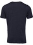 Fynch-Hatton Linen Round Neck Uni T-Shirt Navy