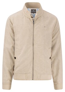Fynch-Hatton Linnen Melange Harrington Blouson Stone