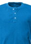 Fynch-Hatton Long Sleeve Shirt Henley Collar Fine Structure Polo Arctic