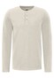 Fynch-Hatton Longsleeve Henley Slub T-Shirt Off White