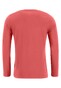 Fynch-Hatton Longsleeve O-Neck T-Shirt Uni Color Flamingo