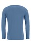 Fynch-Hatton Longsleeve O-Neck T-Shirt Uni Color Pacific
