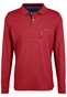 Fynch-Hatton Longsleeve Supima Cotton Uni Polo Indian Red