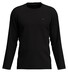 Fynch-Hatton Longsleeve Uni Color O-Neck T-Shirt Zwart