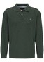 Fynch-Hatton Longsleeve Uni Poloshirt Emerald