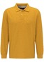 Fynch-Hatton Longsleeve Uni Poloshirt Mustard