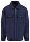 Fynch-Hatton Mélange Double Chest Pocket Overshirt Dark Navy