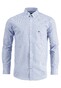 Fynch-Hatton Minimal Pattern Button Down Shirt Light Blue