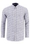 Fynch-Hatton Minimal Pattern Shirt Blue-Multi