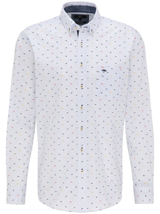 Fynch-Hatton Mixed Color Fynch Hatton Tree Shirt White-Multi