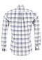 Fynch-Hatton Modern Flannel Big Check Button Down Shirt Navy