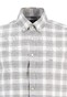 Fynch-Hatton Modern Flannel Duo Check Button Down Shirt Silver