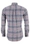 Fynch-Hatton Modern Flannel Multi Check Button Down Shirt Navy-Red
