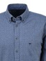 Fynch-Hatton Modern Graphic Pattern Flannel Shirt Blue