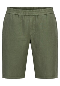 Fynch-Hatton Modern Linnen Cotton Bermuda Dusty Olive