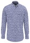 Fynch-Hatton Modern Mini Flower Pattern Shirt Soft Blue