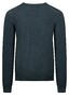 Fynch-Hatton Modern O-Neck Merino Pullover Dark Emerald