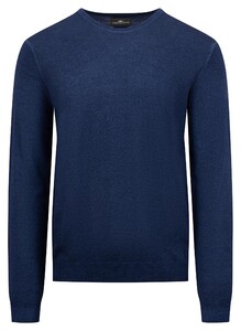 Fynch-Hatton Modern O-Neck Merino Pullover Night