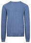 Fynch-Hatton Modern O-Neck Merino Trui Cloud Blue