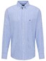 Fynch-Hatton Modern Oxford Stripe Shirt Blue