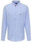 Fynch-Hatton Modern Oxford Vichy Shirt Blue