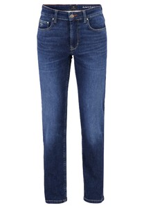 Fynch-Hatton Modern Regular 5-Pocket Jeans Donker Blauw