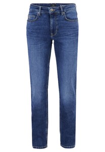 Fynch-Hatton Modern Regular 5-Pocket Jeans Midden Blauw