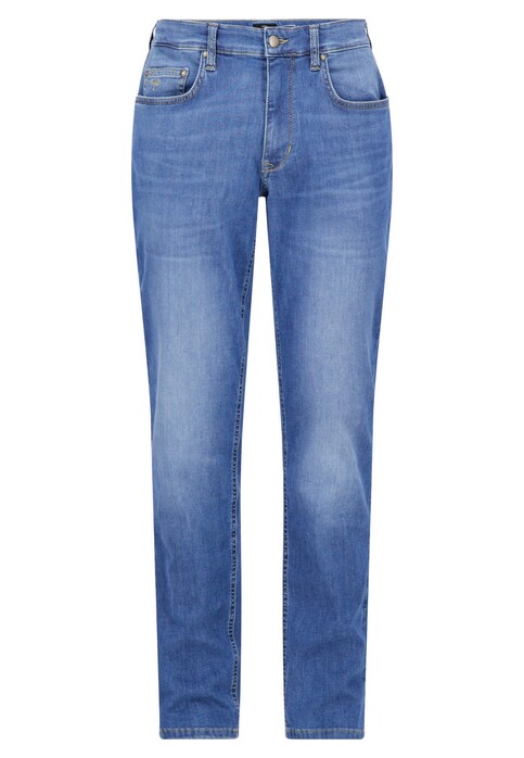 Fynch-Hatton Modern Regular Denim High Flex 5-Pocket Jeans Licht Blauw
