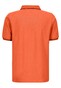 Fynch-Hatton Modern Subtle Contrast Soft Supima Cotton Pique Poloshirt Tangerine