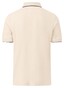 Fynch-Hatton Modern Supima Piqué Fine Contrast Tipping Poloshirt Off White