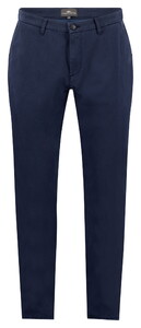 Fynch-Hatton Modern Uni Color Cotton Stretch Pants Dark Navy