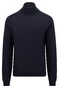 Fynch-Hatton Modern Uni Color Rollneck Merino Pullover Navy