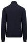 Fynch-Hatton Modern Uni Color Rollneck Merino Trui Navy