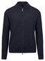 Fynch-Hatton Modern Zip Cardigan Merino Navy