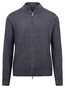 Fynch-Hatton Modern Zip Cardigan Merino Steel