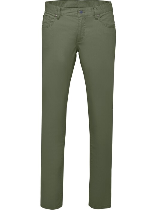 Fynch-Hatton Mombasa Garment Dyed Stretch Pants Olive