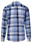Fynch-Hatton Multi Check Linen Shirt Navy